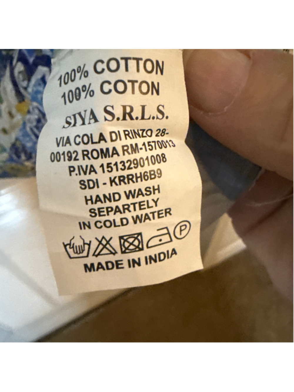 Siya Dress Blue and Yellow Lemon Print, Size Unspecified - Picture 5 of 6